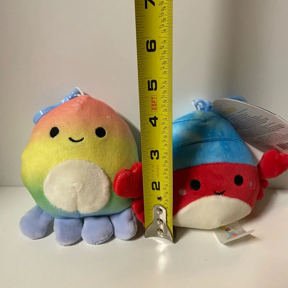Squishmallows Bundle Lanai Frog Bertwin Bearded Dragon Indie Hermit Crab Elodie